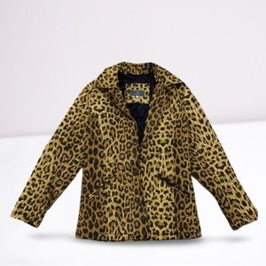 Leopard/ Cheetah Dismero brand Womens Jacket